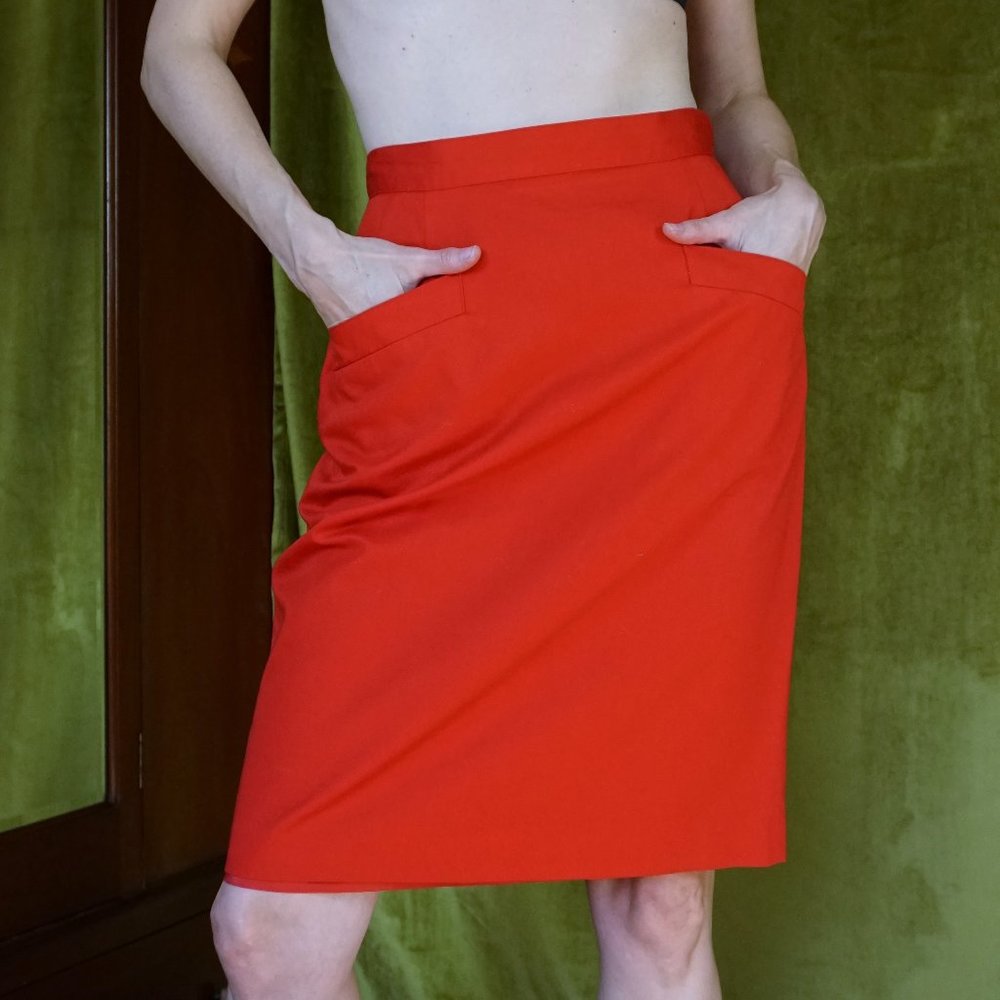 Vintage Liz Claiborne 100% Cotton Skirt, Medium